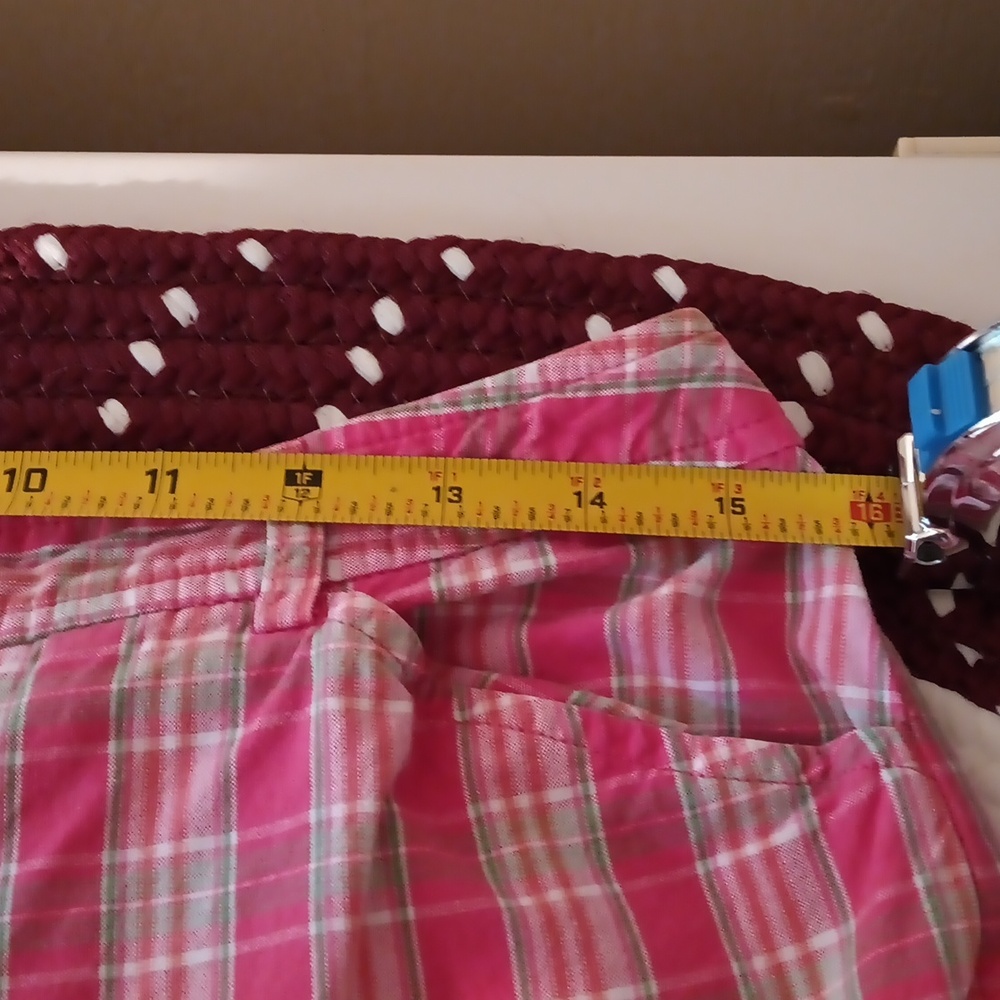 Appleseed's striped pink and white with green, size 12 Capris.VGC. - Picture 7 of 8